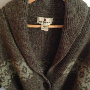 Woolrich Belted Cardigan Size Small but can fit a Medium